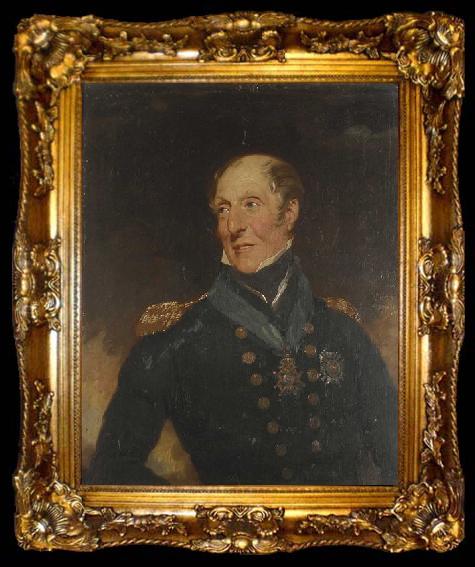 framed  Henry Wyatt Rear-Admiral Sir Charles Cunningham, ta009-2
